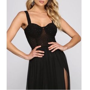 Windsor || KIRSTEN FORMAL HEATSTONE A-LINE DRESS